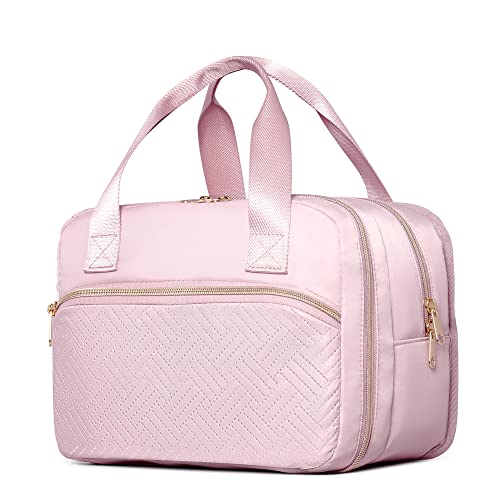 Fasrom Wearable Breast Pump Bag, Insulated Pump Carrying Case with Cooler - color: Pink