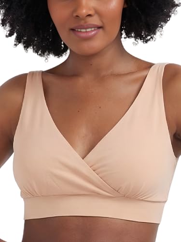 HATCH The Dream Feed Nursing & Sleep Bra - color: Sand, size: Medium
