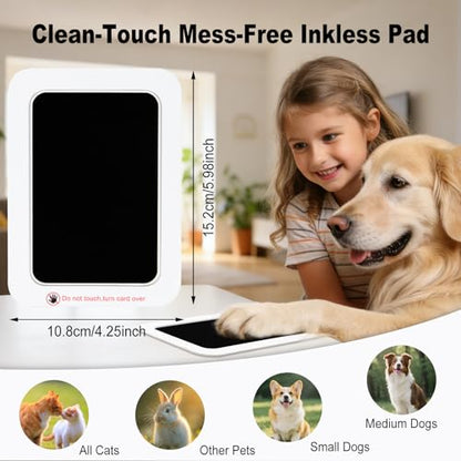 echosari 2Pack Inkless Baby Hand and Footprint Kit with Picture Frame 5x3in - size: 2 Pack-Large