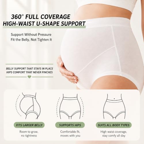 Viraelive Women's High-Rise Maternity & Postpartum Disposable Underwear - size: Medium
