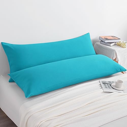 NTBAY Body Microfiber Pillowcases, Set of 2, Blue - color: Blue, size: Body (20"x54")