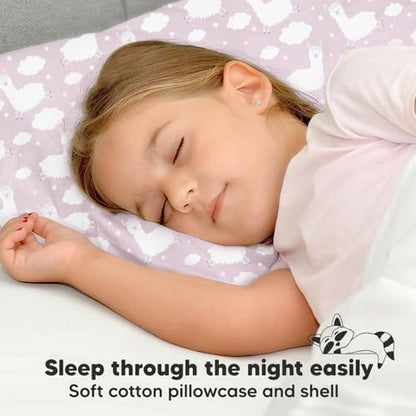 Toddler Pillow with Pillowcase, 13x18 My Little Dreamy Pillow (Alpacas) - color: Alpacas