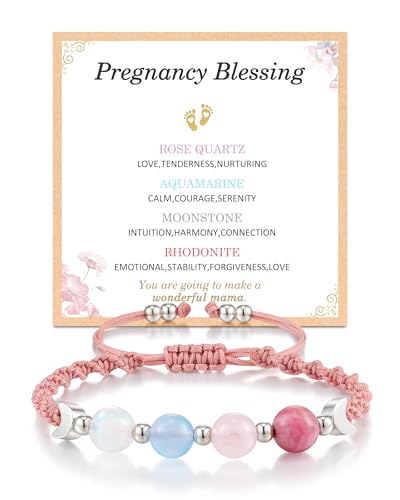 Healthy Pregnancy Gifts Moonstone Bracelets for Pregnant Women - style: Healthy Pregnancy