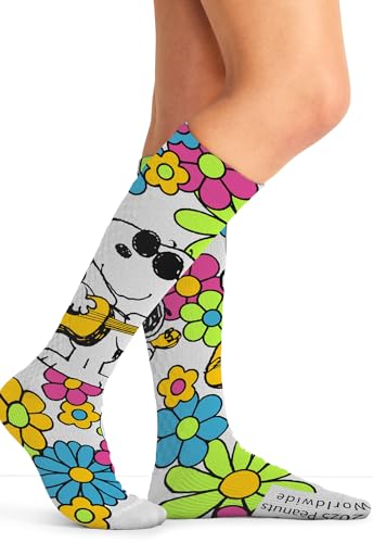 Cherokee Legwear Compression Socks for Women 10-15 mmHg (1-Pair Pack) - color: Snoopy Grooves, size: Plus
