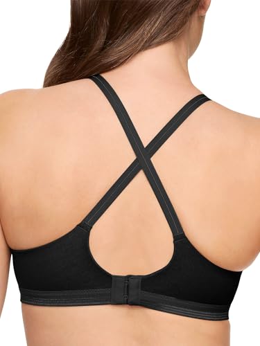 Warner's Women's Play It Cool Wire-Free Contour Bra with Lift - color: Black, size: 38D