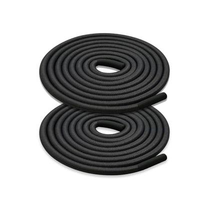 Elastic Shoe Laces for On Cloud 5, 6 Replacement Strings - color: Black, size: 16in (40cm)
