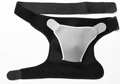 Shoulder Stability Brace Adjustable Shoulder Support with Pressure Pad, Light Breathable Neoprene Rotator Cuff Shoulder Support for Sport, Dislocated AC Joint, Labrum Tear, Shoulder Pain