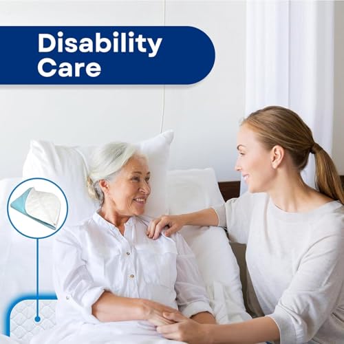 RMS Ultra Soft 4-Layer Washable and Reusable Incontinence Bed Pad, 34"x54" - size: 34 x 54 Inch