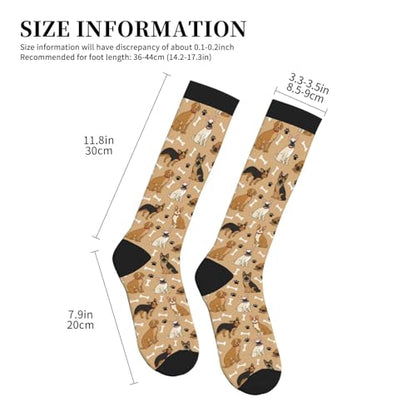 Compression Sock Graduated Knee High Sock for Women Men - color: 14