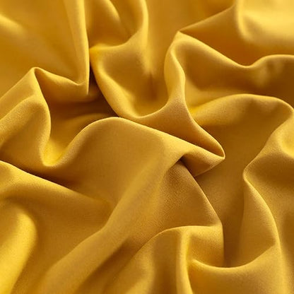 NTBAY Standard Microfiber Pillowcases, 2 Pack, 20 x 26, Ginger Yellow - color: Ginger Yellow, size: Standard (20" x 26")
