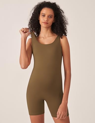 POSHDIVAH Maternity Romper Shorts Double Lined Jumpsuit - color: Dark Brown, size: XX-Large