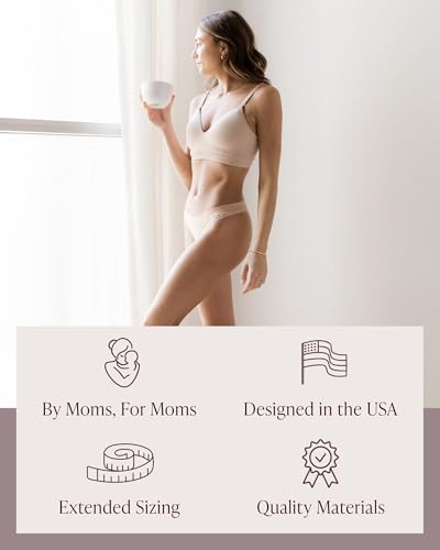 Kindred Bravely Maternity Thong Underwear, Pregnancy to Postpartum, 5 Pack - size: X-Small-Small