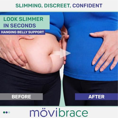Movibrace Abdominal Support Belt Hanging Belly Panniculus Support XXXL - size: XXX-Large