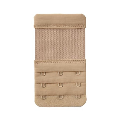 Women's Bra Extender 3 Hook / 2 Hook Bra Extension Strap Soft and Comfortable - color: Beige, 3 Hook 3/4 Inch Spacing
