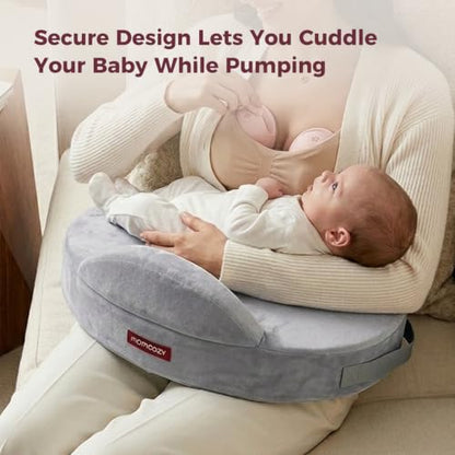 Momcozy Cozylite Nursing Pillow for Breastfeeding - Supportive Memory Foam - color: Cozylite -Grey