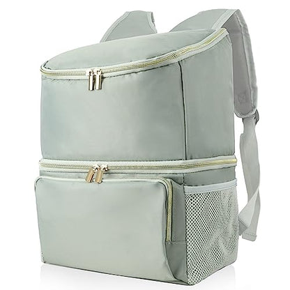 Wolka Breast Pump Bag with Insulated Compartments,Breastmilk Cooler Backpack for Spectra S1,S2 Medela - color: Grey