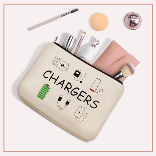 Cable Charger Makeup Bag,Charging Cord Electronics Accessories Travel Pouch - style: Chargers