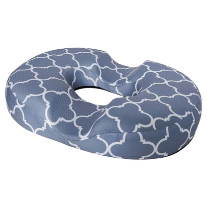 Donut Pillow Seat Cushion for Tailbone Pain Relief Hemorrhoids - color: Grey