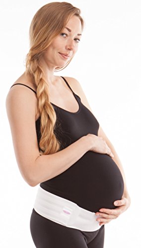 GABRIALLA Light Support Pregnancy Belly Band, MS-14 W XXL - color: White, size: XX-Large