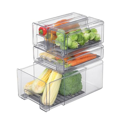 Refrigerator Organizers and Storage Drawers (Complete Set)