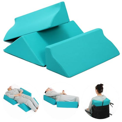 Fanwer Bed Wedges & Body Positioners (3 in 1) for Elderly,19.69",Green - color: Green