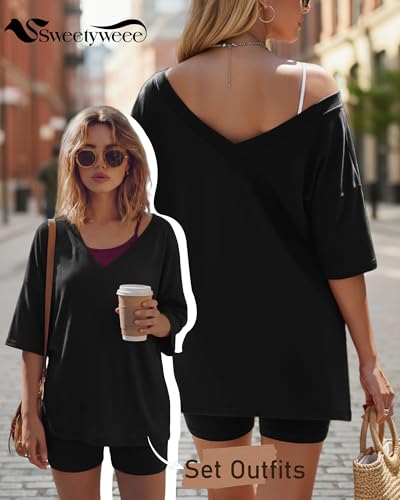 Women's 2 Piece Maternity Oversized Set - color: Black, size: X-Large