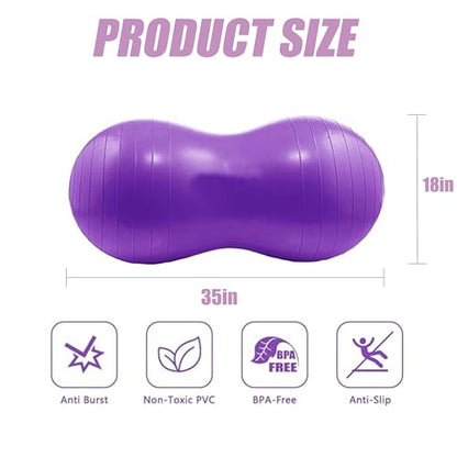 Anti-Burst Peanut Yoga Ball Peanut Ball Pregnancy Exercise Balls