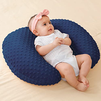 Nursing Pillow and Positioner, Breastfeeding, Bottle Feeding - color: Estate Blue
