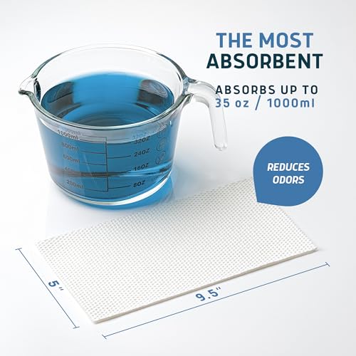 Lunderg Super Absorbent Commode Pads - Medical Grade Value Pack 250 Count - size: 250 Count