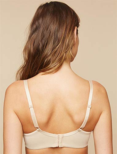 Motherhood Maternity Women's Comfort and Soft Lightly Lined Wireless Maternity & Nursing Bra - color: Nude, size: (38) 38C