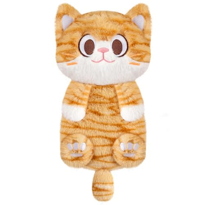 SuzziPad Orange Cat Microwavable Heating Pad Plush, 6.3" X 10.6", 1.2 Lb - style: Orange Cat
