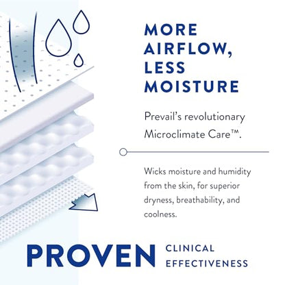 Prevail Breezers 360 Incontinence Briefs, Ultimate Absorbency, Size 3, 15 Count (Pack of 4) - size: Size 3 (60 Count)