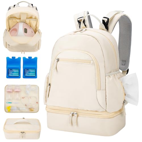 GDNasist Breast Pump Backpack Compatible with Spectra S1 and S2