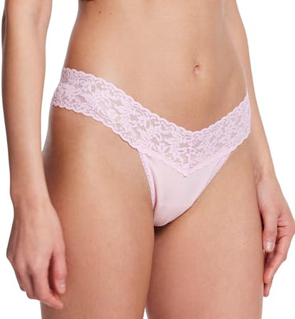 hanky panky, Supima Cotton Low Rise Thong - color: Bliss