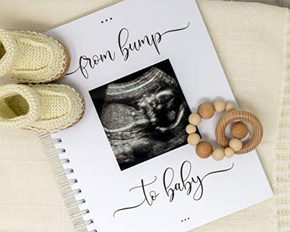 Personalized Pregnancy Journal - Hardcover Pregnancy Memory Book Customized with Baby’s Name, Nickname or Phrase - Prompted Journal for New Moms (Ivory Dots) - style: Ivory Dots
