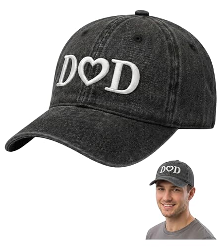 MOM DAD Embroidered Baseball hat for Men Women Gifts - color: Black 81