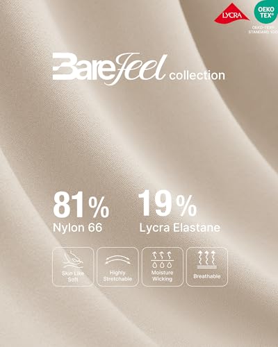 G4Free BareFeel Maternity Bra Wireless Nursing for Breastfeeding V Neck - color: Light Khaki, size: X-Small