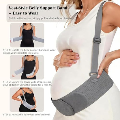 Pregnancy Belly Bands for Pregnant Women, Maternity Pregnancy Support Belt