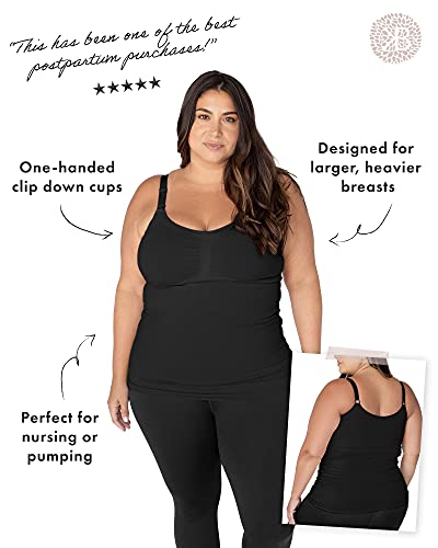 Kindred Bravely Sublime Hands Free Pumping Nursing Tank Top, Built-in Bra - size: X-Large