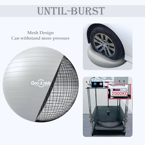 Soft Exercise Ball, Yoga Pregnancy Ball Chair, Pilates Equipment with Pump - color: Gray, size: S(15-18inch/38-45cm)