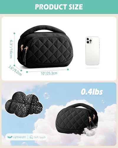 Wearable Breast Pump Bag Compatible with Momcozy and Eufy Pump - color: Black
