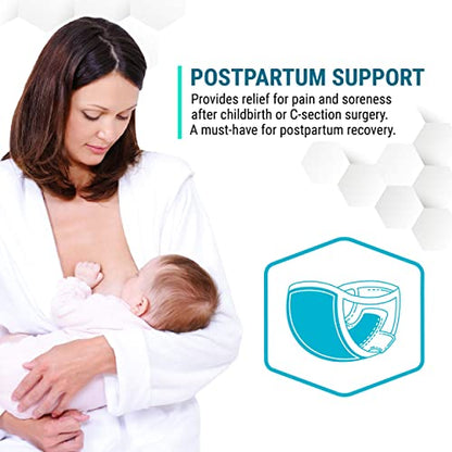 ICEWRAPS Instant Perineal Cold Pack and 4x10 Reusable Perineal Gel Ice Packs Bundle - Cold Pack for First Aid, Breastfeeding, Mastitis, Postpartum, Hemorrhoid, and Perineal Injuries