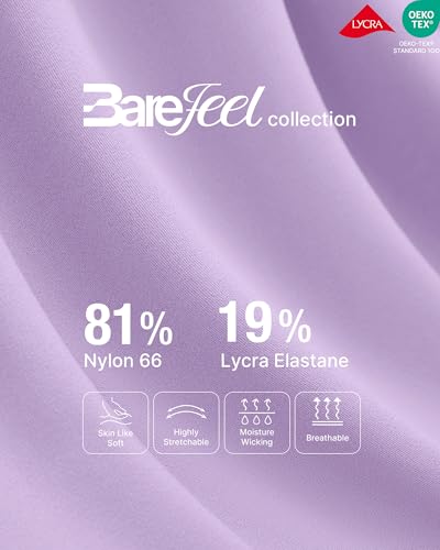 G4Free BareFeel Maternity Tank Tops with Removable Pads Pregnancy Clothes - color: Light Purple, size: Medium