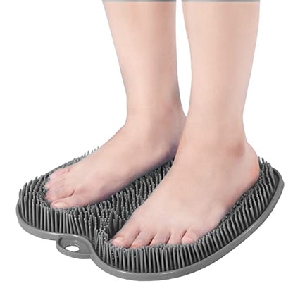 HONYIN XL Large Shower Foot Scrubber Mat with Non-Slip Suction Cups