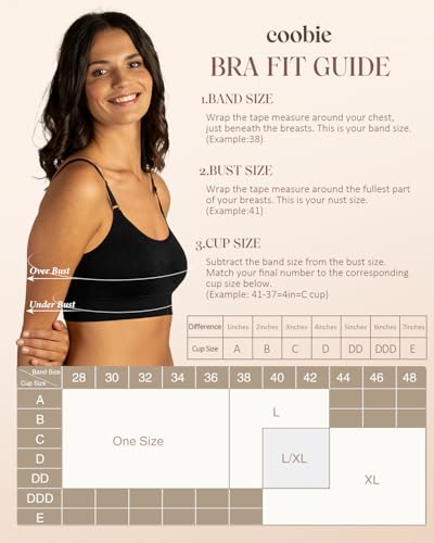 Coobie Seamless Scoopneck Bra - color: Black, size: One Size