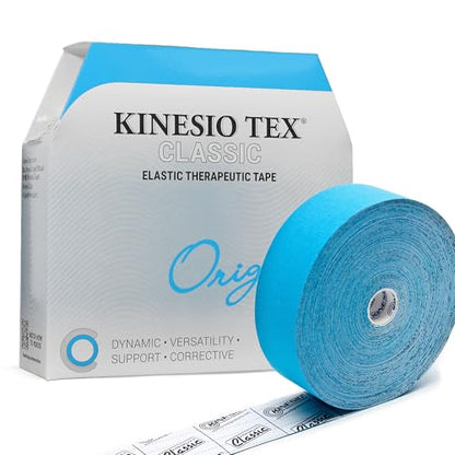 Kinesio CKT75125 Taping Elastic Therapeutic Athletic Tape, Tex Classic, Bulk Roll, Blue, 2", 103' - color: Blue, size: 2x1239 Inch (Pack of 1)