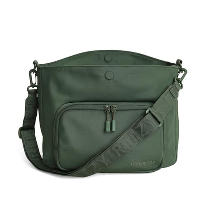 Itzy Ritzy Belong Cargo Caddy Stroller Organizer & Crossbody Bag (Green) - color: Hunter Green