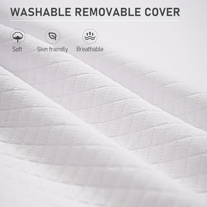 SUNYRISY Adjustable Wide Size Bed Wedge Pillow Wedge Mattress Topper - size: TWIN 39*32*7.5in