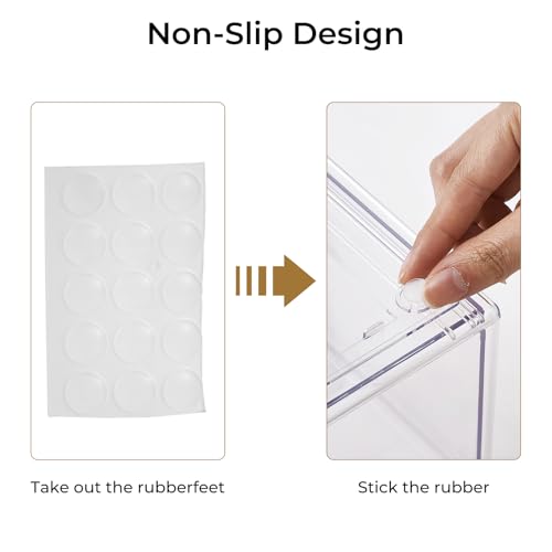 UFORU Baby Bottle Organizer,Stackable 4‑Pack Storage Drawers with Pads - style: 4PCS