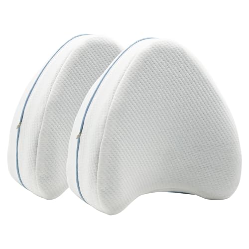 Knee Pillow Cover for Contour Legacy Knee Support Pillow(White, 2) - color: White，2 Pack